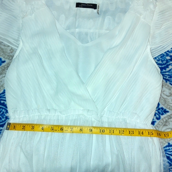 JP Pleated Lace Dress L - Picture 11 of 14